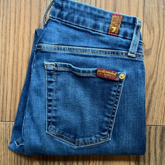 7 For All Mankind B(Air) Denim The Ankle Skinny 27 - Picture 12 of 12